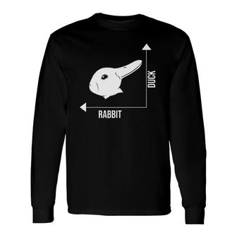 Rabbit Duck Illusion Philosopher Long Sleeve T-Shirt T-Shirt | Mazezy