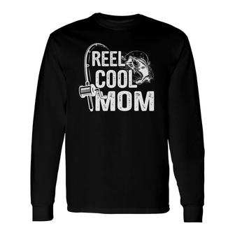Reel Cool Mom Fishing Lover For Father's Day Long Sleeve T-Shirt T-Shirt | Mazezy
