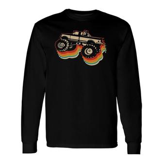 Retro Monster Truck Show Vintage Monster Trucks Tank Top Long Sleeve T-Shirt | Mazezy