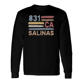 Retro Salinas Area Code 831 Residents State California Long Sleeve T-Shirt T-Shirt | Mazezy