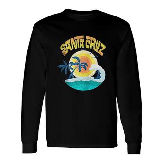 Retro Santa Cruz California Vintage Santa Cruz Long Sleeve T-Shirt - Thegiftio UK