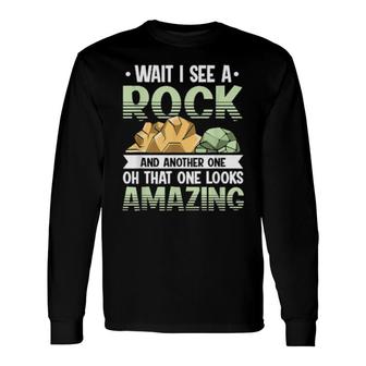 Rock Collectors Geology Rocks Fossils Minerals Rockhounding Long Sleeve T-Shirt | Mazezy