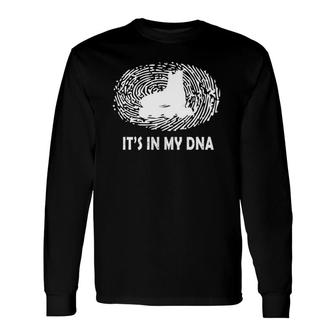 Rollerblading It's In My Dna Long Sleeve T-Shirt T-Shirt | Mazezy