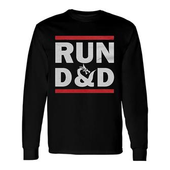 Run D&d Long Sleeve T-Shirt | Mazezy