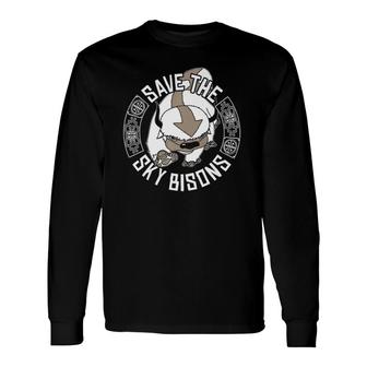 Save The Sky Bisons' Bison Center Premium Long Sleeve T-Shirt T-Shirt | Mazezy