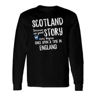 Scottish Heart Tee For Scot Who Loves Scotland Long Sleeve T-Shirt T-Shirt | Mazezy