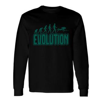 Scuba Diving Evolution Sport Lover For Diver Long Sleeve T-Shirt - Thegiftio UK