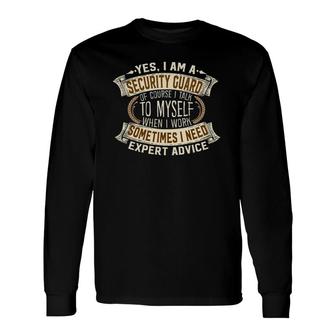 Security Guard I Security Long Sleeve T-Shirt | Mazezy