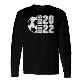 Senior Class 2022 Graduation Football Player Long Sleeve T-Shirt T-Shirt | Mazezy