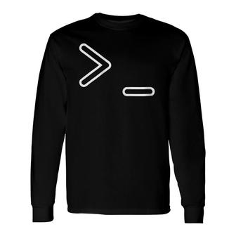 Shell Prompt _ Command Line Interpreter Zip Long Sleeve T-Shirt T-Shirt | Mazezy