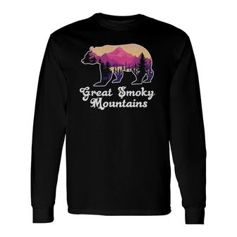 Smoky Mountains Gatlinburg Tennessee Souvenirs Long Sleeve T-Shirt T-Shirt | Mazezy