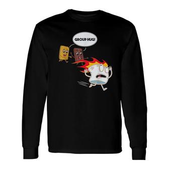 Smores S'mores Marshmallow Long Sleeve T-Shirt | Mazezy