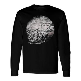 Snail Moon Nature Idea Snail Long Sleeve T-Shirt | Mazezy