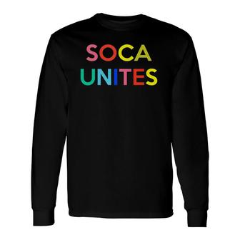 Soca Unites Soca Music Long Sleeve T-Shirt | Mazezy