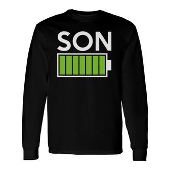 Son Full Battery Long Sleeve T-Shirt | Mazezy