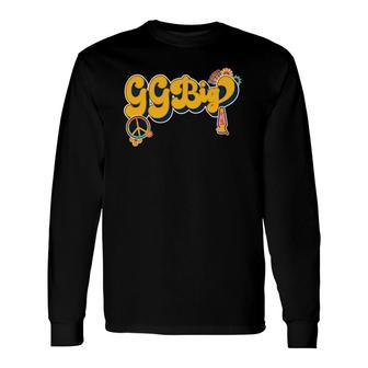 Sorority Reveal 60S Style Hippie Flowers Ggbig Little Week Long Sleeve T-Shirt T-Shirt | Mazezy