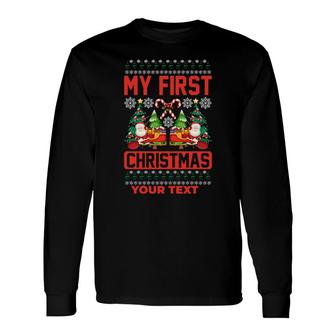 Special Day My First Christmas Long Sleeve T-Shirt | Mazezy
