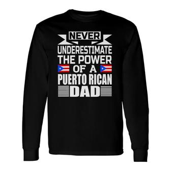 Storecastle Puerto Rican Dad Fathers Puerto Rico Long Sleeve T-Shirt T-Shirt | Mazezy