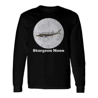 Sturgeon Moon Astrology Full Moon Space Science Moon Phase Long Sleeve T-Shirt T-Shirt | Mazezy