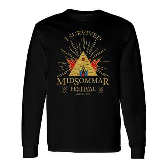 I Survived Midsommar Festival Long Sleeve T-Shirt | Mazezy
