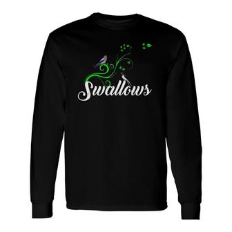 Swallows Or Spits Cute Inappropriate Suggestive Long Sleeve T-Shirt T-Shirt | Mazezy UK