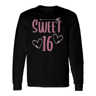 Sweet Sixteen Birthday Party I Custom Sweet 16 Long Sleeve T-Shirt T-Shirt | Mazezy