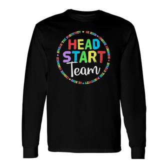 Teacher Early Childhood Education Preschool Head Start Crew Long Sleeve T-Shirt T-Shirt | Mazezy