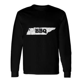 Tennessee State Bbq Tn Love Brisket Distressed Long Sleeve T-Shirt | Mazezy