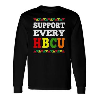Historically Black College University Student Hbcu Long Sleeve T-Shirt T-Shirt | Mazezy