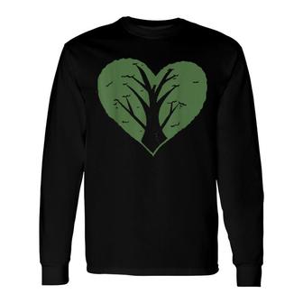 Tree Hugger Art Earth Day Nurture Long Sleeve T-Shirt T-Shirt | Mazezy
