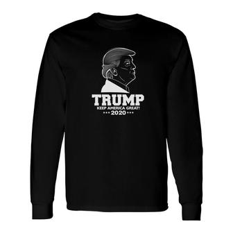 Trump For President 2020 4th Of July Patriotic Pro Trump Premium Long Sleeve T-Shirt - Thegiftio UK
