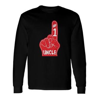 Uncle Number 1 Long Sleeve T-Shirt T-Shirt | Mazezy