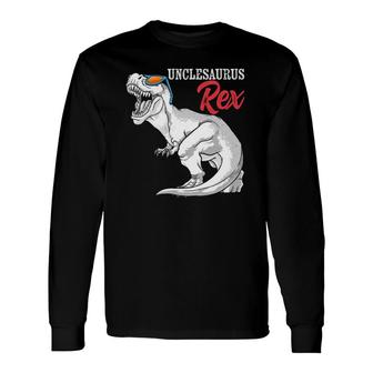 Unclesaurus Rex Dinosaur Uncle Saurus Matching Long Sleeve T-Shirt T-Shirt | Mazezy
