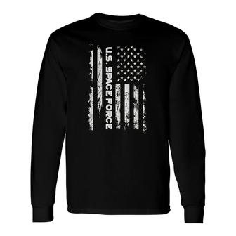 Us Space Force American Flag New Long Sleeve T-Shirt T-Shirt | Mazezy CA