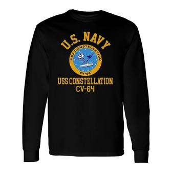 Uss Constellation Cv-64 Ver2 Long Sleeve T-Shirt T-Shirt | Mazezy