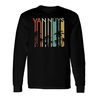 Van Nuys San Fernando Valley Sfv Retro Vintage California Ca Zip Long Sleeve T-Shirt T-Shirt | Mazezy