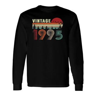 Vintage 1995 Cool 26 Years Old Retro 26Th Birthday Long Sleeve T-Shirt | Mazezy