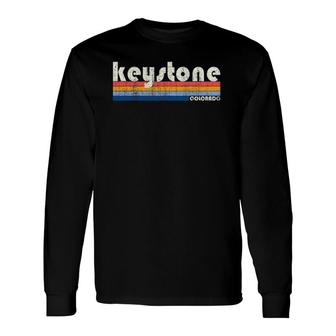 Vintage 70S 80S Style Keystone Co Long Sleeve T-Shirt | Mazezy