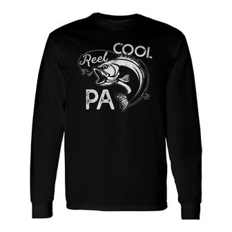 Vintage Fishing Reel Cool Pa Father's Day Long Sleeve T-Shirt T-Shirt | Mazezy