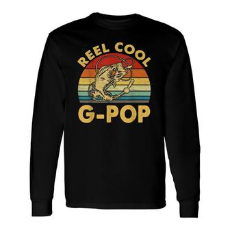 Vintage Reel Cool Gpop Fishing Fathers Day Long Sleeve T-Shirt T-Shirt | Mazezy