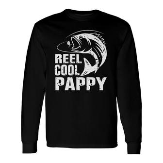 Vintage Reel Cool Pappy Fishing Father's Day Long Sleeve T-Shirt T-Shirt | Mazezy