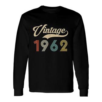 Vintage Retro 1962 59th Birthday For 59 Years Old Long Sleeve T-Shirt - Thegiftio UK