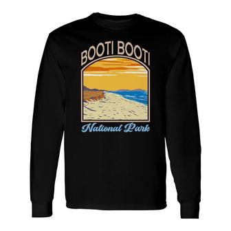 Vintage Retro Booti Booti National Park Travel Adventure Long Sleeve T-Shirt - Thegiftio