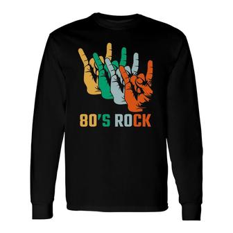 Vintage Tee Rock Concert 80S Music Fans Graphic Long Sleeve T-Shirt T-Shirt | Mazezy