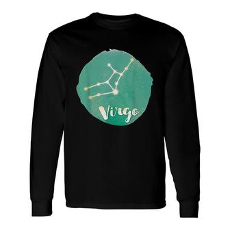 Virgo Constellation Long Sleeve T-Shirt T-Shirt | Mazezy