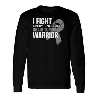 Wear Gray Brain Tumor Awareness Survivor Long Sleeve T-Shirt T-Shirt | Mazezy