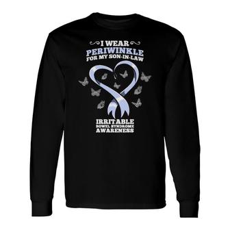 I Wear Periwinkle Son Ibs Awareness Long Sleeve T-Shirt T-Shirt | Mazezy