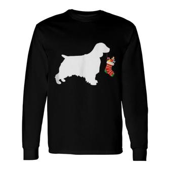 Welsh Springer Spaniel Christmas Stocking Stuffer Dog Long Sleeve T-Shirt | Mazezy