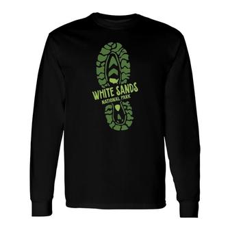 White Sands National Park New Mexico Nm Hiking Boot Long Sleeve T-Shirt T-Shirt | Mazezy
