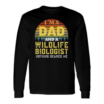 Wildlife Biologist Dad Vintage Long Sleeve T-Shirt T-Shirt | Mazezy